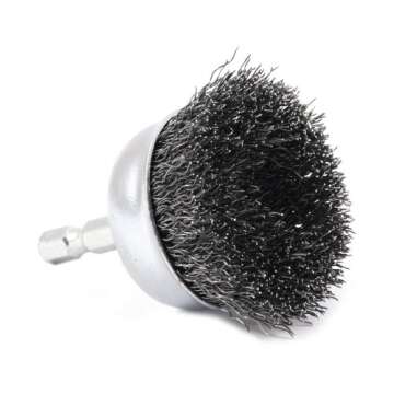 Forney 72729 Wire Cup Brush - Coarse Crimped, 2-Inch Diameter, Reliable Performance