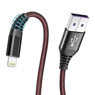 Durable 10Ft iPhone Charger Cable for Fast Charging