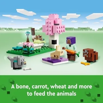 LEGO Minecraft Animal Sanctuary Set for Kids 7+