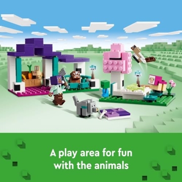 LEGO Minecraft Animal Sanctuary Set for Kids 7+