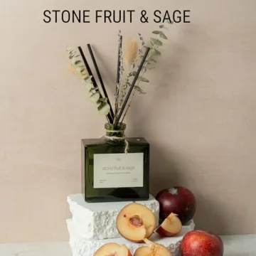 Luxe Stone Fruit & Sage Reed Diffuser by Craft & Kin