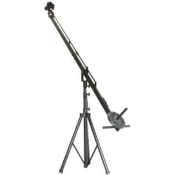 ProAm USA DVC210 Orion DSLR Video Camera Jib Crane Tilt - Aircraft Aluminum Camera Crane with Top-Mounting Bracket - Extendable Filmmaking Camera Stand with Auto-Tilt - 8 ft