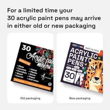 ARTISTRO Dual Tip Acrylic Paint Markers - Versatile, Non-Toxic & Creative Pen Set
