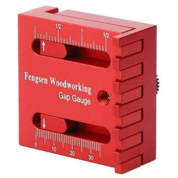 Depth Measuring Ruler Woodworking Mini Gaps Gauge Aluminum Alloy Depth Line Ruler Marking Gauge Depth Measuring Ruler