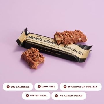 Barebells Caramel Cashew Protein Bars - Healthy Treat