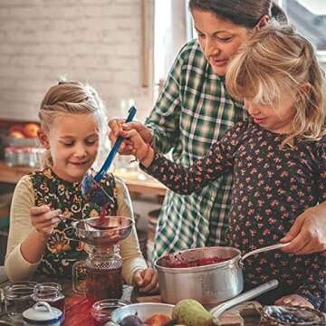 Kalave Canning Funnel, Food Grade Stainless Steel Canning Funnels with Strainer, Wide Mouth Funnels for Kitchen Use, Canning Supplies Kit for Wide and Regular Mason Jars - 3 Pack (Small and Large)