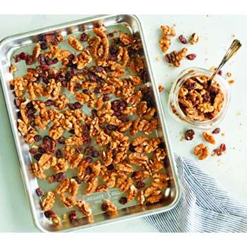 Nordic Ware Naturals Quarter Sheet Bakeware, Durable & Versatile