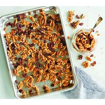 Nordic Ware Naturals Quarter Sheet Bakeware, Durable & Versatile