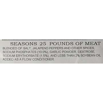 A.C. Legg Jalapeno Smoked Sausage Seasoning, 14 Ounce - with Cure