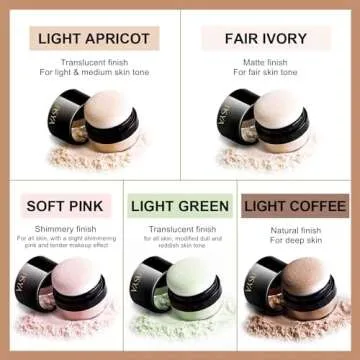 Lightweight Setting Powder for Flawless Makeup Finish
