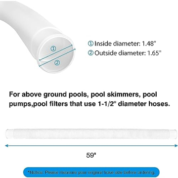 Reliable Pool Hoses with Clamps for Above Ground Pools