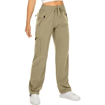 Women's Hiking Pants Quick Dry UPF 50 Travel Golf Safari Running Lightweight Camping Work Cargo Pant...