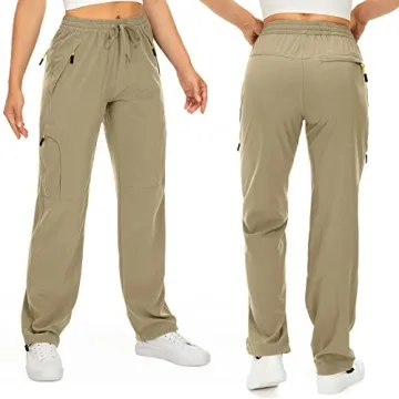 Women's Hiking Pants Quick Dry UPF 50 Lightweight Zipper Pockets