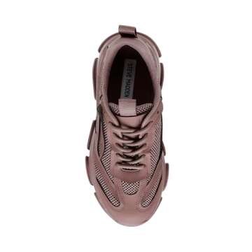Steve Madden Women's Possession Sneaker, Dark Mauve, 6