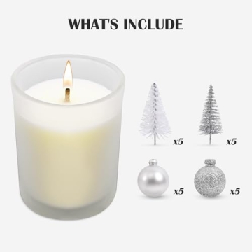 Christmas DIY Soy Candle Gift - 13 Oz Decorative Candle