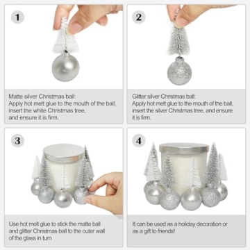 Christmas DIY Soy Candle Gift - 13 Oz Decorative Candle