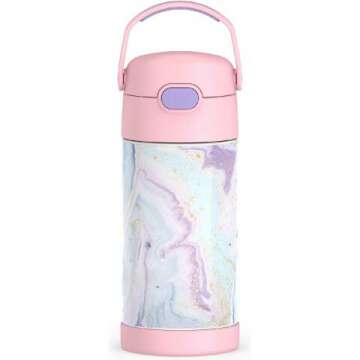 THERMOS FUNTAINER Water Bottle with Straw for Girls - Durable & Fun Design