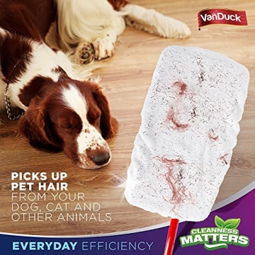 VanDuck 100% Cotton Terry Mop Pads 3-Pack for All Floors