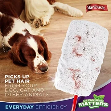 VanDuck 100% Cotton Terry Mop Pads 3-Pack for All Floors