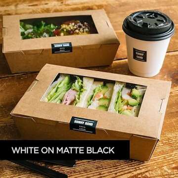 Brother P-touch TZe-M355 White Print on Premium Matte Black Laminated Tape 24mm (0.94”) wide x 8m (26.2’) long