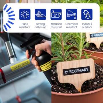 Brother P-touch TZe-M355 White Print on Premium Matte Black Laminated Tape 24mm (0.94”) wide x 8m (26.2’) long