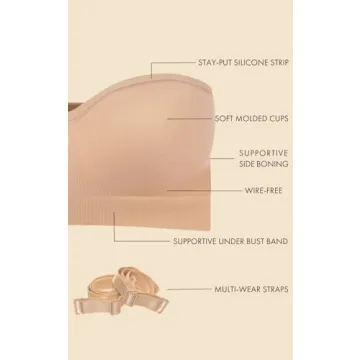 Yummie Women’s Peyton Strapless Bra - Comfort & Style