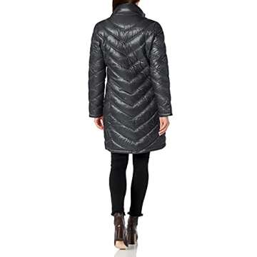 Calvin Klein Women's Chevron Quilted Packable Down Jacket - Stylish & Versatile