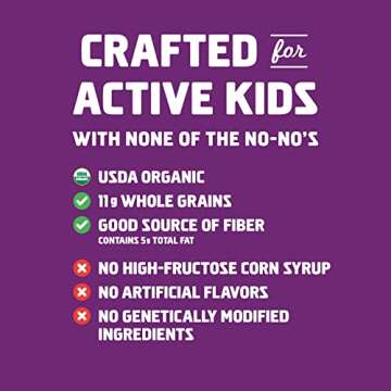 CLIF KID ZBAR - Organic Granola Bars - Chocolate Chip - Non-GMO - Organic -Lunch Box Snacks (1.27 Ou...