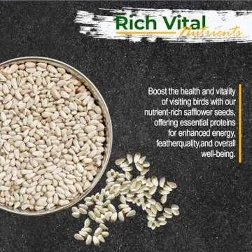 Old Potters Non-GMO Safflower Seed - Attract Birds