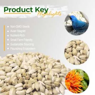 Old Potters Non-GMO Safflower Seed - Attract Birds