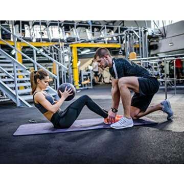 Max4out Slam Ball Textured Surface Fitness Gym Equipment for Strength and Conditioning Exercises, Cross Training, Cardio and Core Workouts 10 lbs