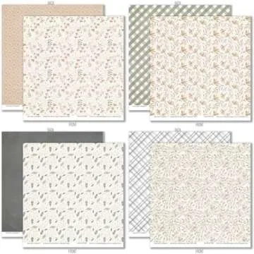 Pattern Paper Pack - Watercolor Florals - 12x12 Scrapbook Paper 12x12 Floral Scrapbook Card Making Crafting Scrapbooking - by Miss Kate Cuttables