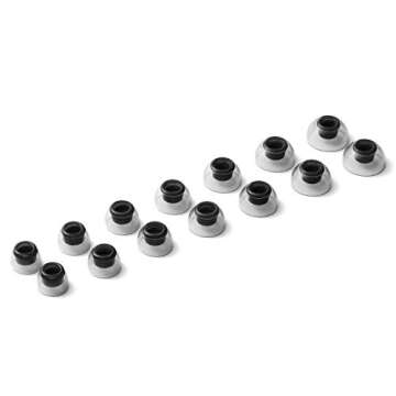 AZLA SednaEarfit Crystal for TWS (Size SSS/SS/S) 2Pairs - Replacement Earbud Tips - Eartips for Nois...