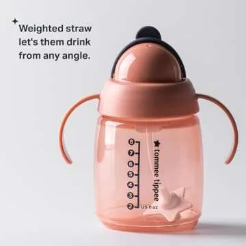 Tommee Tippee Starter Straw Cup for Easy Toddler Drinking