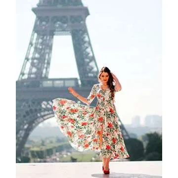 Milumia Floral Print Button Up Maxi Dress for Summer Style