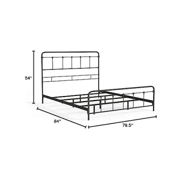 eLuxurySupply SNAP Bed Frame - Sturdy, Stylish and Easy