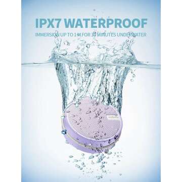 Waterproof Bluetooth Speaker with 12 Hours Playtime