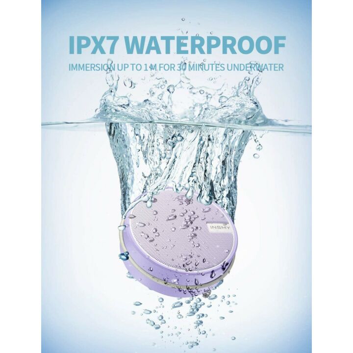 Waterproof Bluetooth Speaker with 12 Hours Playtime