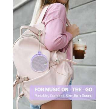 Waterproof Bluetooth Speaker with 12 Hours Playtime