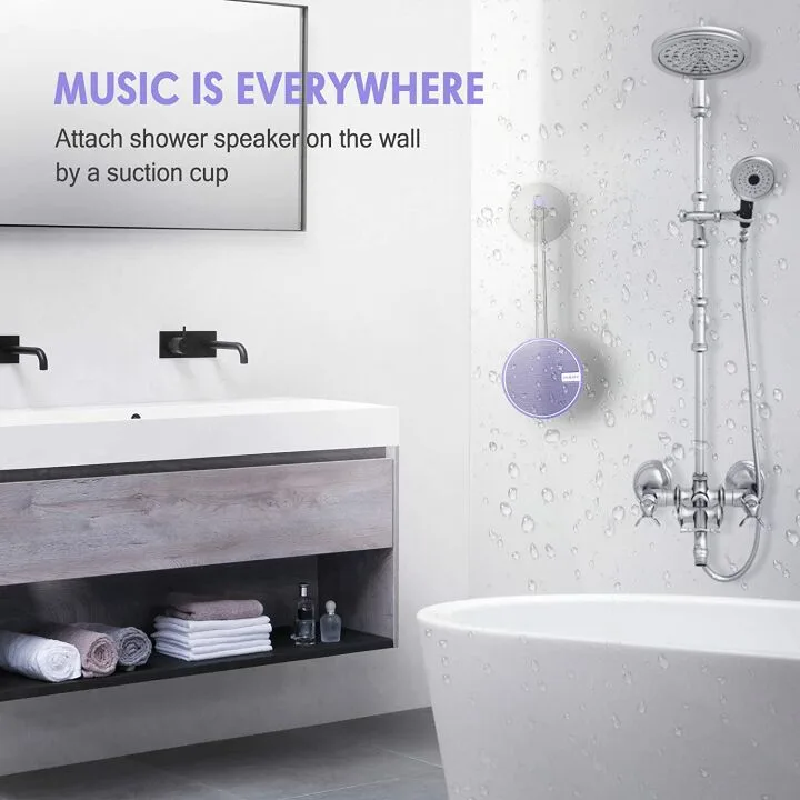 Waterproof Bluetooth Speaker with 12 Hours Playtime