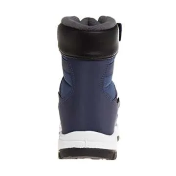 Avalanche Kids Winter Outdoor Insulated Warm Non-Slip Snow Boots, Navy Grey, 9 US Unisex Toddler