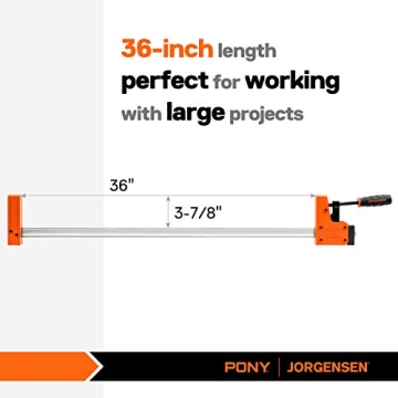 Premium JORGENSEN 36-inch Bar Clamps for Woodworking