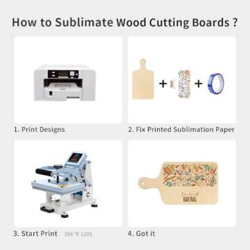 PYD Life Sublimation Cutting Board Blanks 12 Pack 11.8" x 6.3"