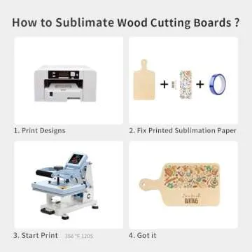 PYD Life Sublimation Cutting Board Blanks 12 Pack 11.8" x 6.3"