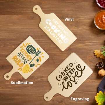 PYD Life Sublimation Cutting Board Blanks 12 Pack 11.8" x 6.3"