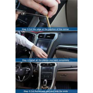 5M Eco-Friendly Car Interior Trim - Stylish & Easy Fit