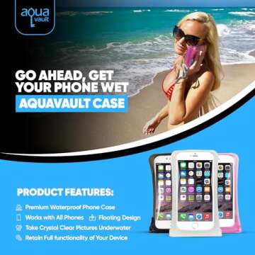 AquaVault Waterproof Floating Phone Case for All Adventures