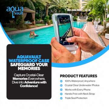 AquaVault Waterproof Floating Phone Case for All Adventures