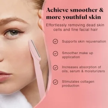 Kitsch Dermaplaning Tool 12 pc Facial Razors for All