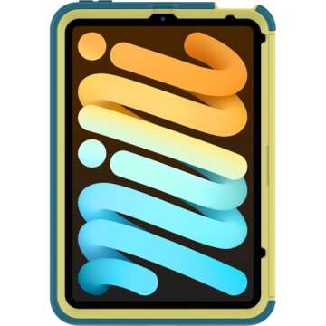 OtterBox Kids EasyGrab iPad Mini 5th Gen Case/Cover with Kickstand Car Mount - Non-Retail Packaging ...